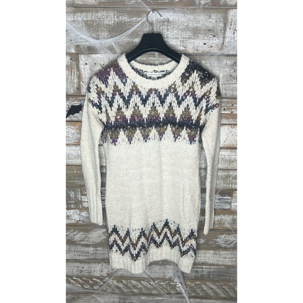 Wearing Your Heart on your sleeve Long Sleeved‎ Womens Wool Dress M